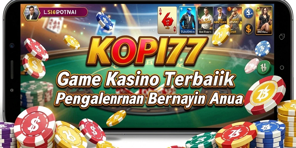 Screenshot KOPI77 menampilkan gameplay kasino yang seru dan interaktif.