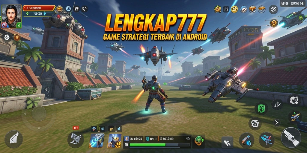 Screenshot gameplay LENGKAP777 menunjukkan aksi strategi yang mendebarkan.