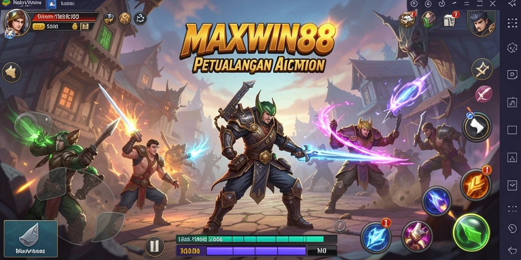 Tampilan gameplay seru dari MAXWIN88 dengan aksi yang cepat dan dinamis.