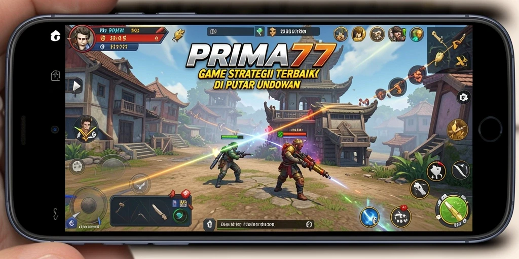 Tampilan gameplay PRIMA77 yang menarik dan dinamis.