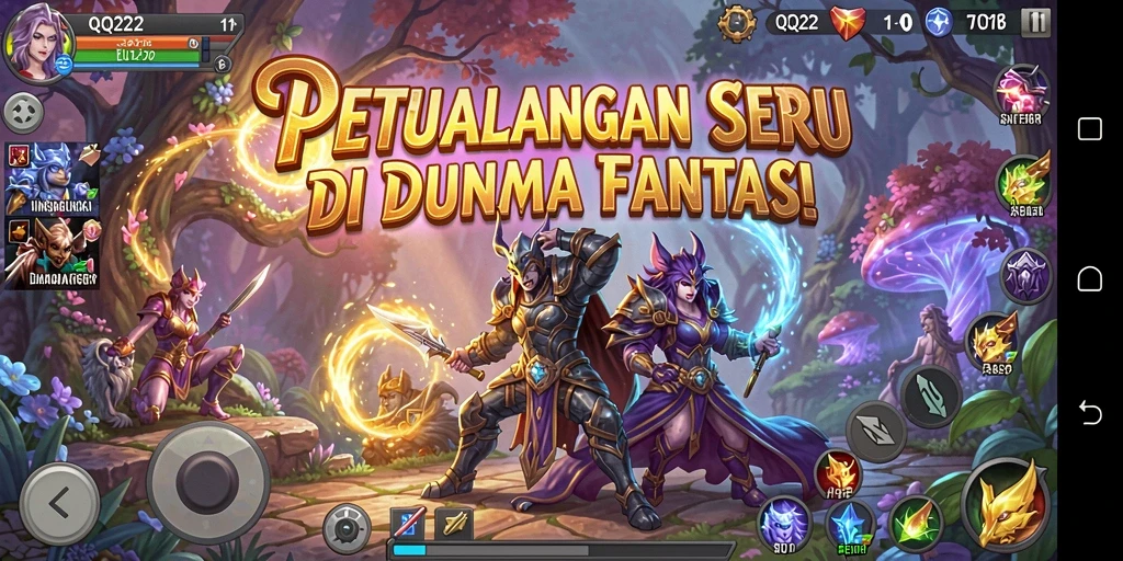 Pengalaman gameplay seru di dunia petualangan QQ222.