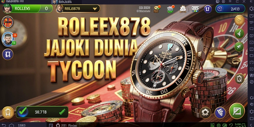 Tampilan gameplay menarik dari <strong>ROLEX878</strong> dengan manajemen bisnis yang intens.