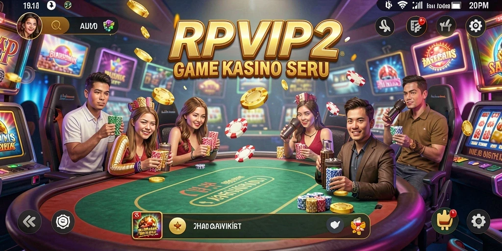Tampilan gameplay seru RPVIP2 di kasino virtual.