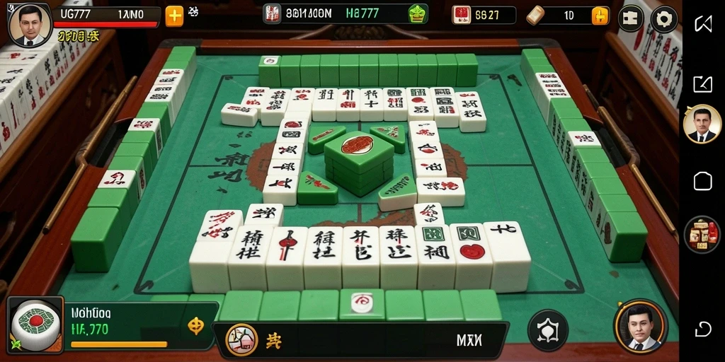Tampilan gameplay Mahjong yang mendebarkan dan menantang di UG777.