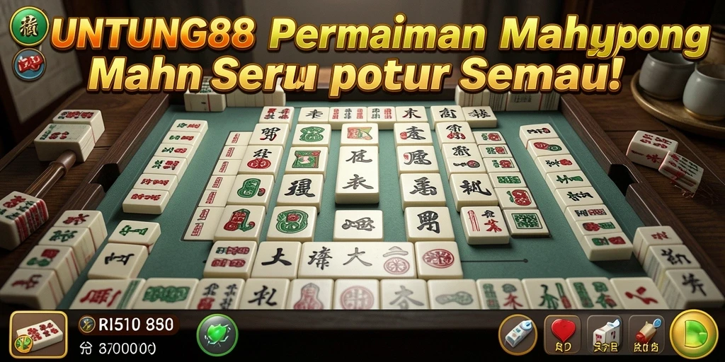 Tampilan gameplay Mahjong UNTUNG88 yang menarik dan penuh tantangan.