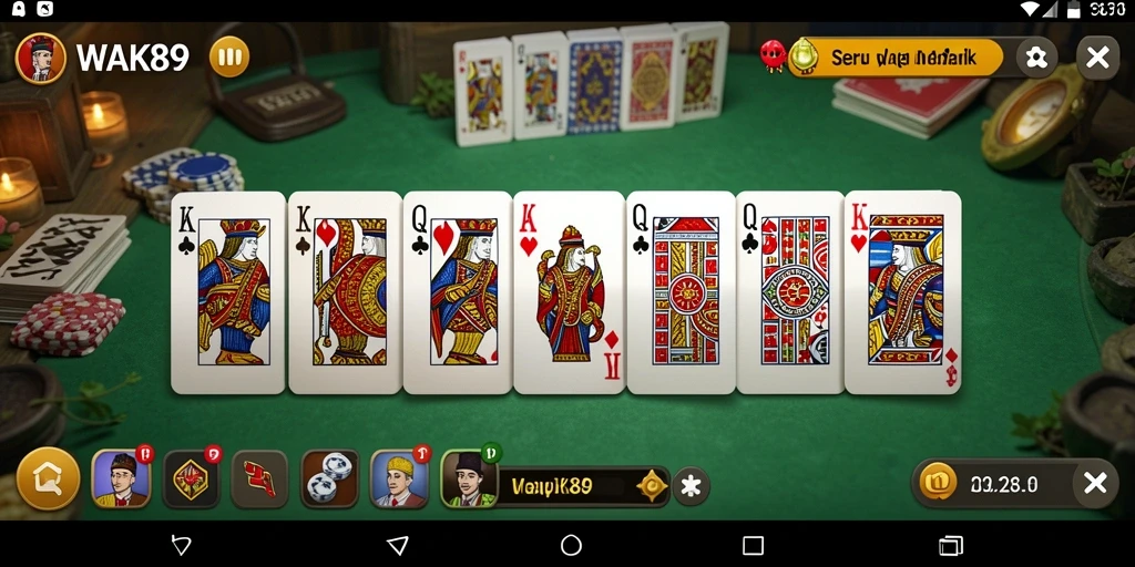 Tampilan gameplay WAK89 yang menarik dan seru.
