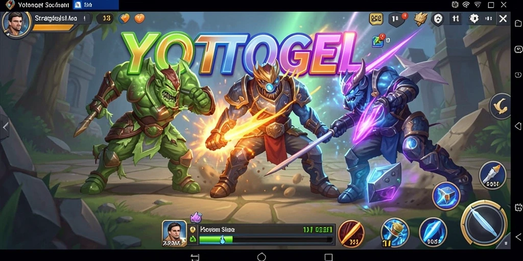 Tampilan gameplay YOTOGEL yang memukau dan strategis.